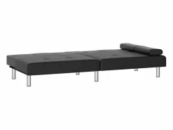Sofá cama con portavasos cuero sintético^Clicnbuy Clearance