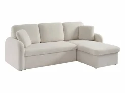 Sweeek Sofá Escandinavo|Sofá cama con rizos blancos de 3 plazas