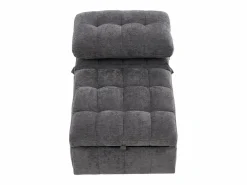 Sofá cama convertible - 68 x 95 x 76 cm - con respaldo y asiento regulables - tela -^Merax Sale