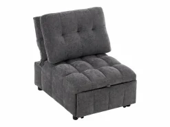 Sofá cama convertible - 68 x 95 x 76 cm - con respaldo y asiento regulables - tela -^Merax Sale