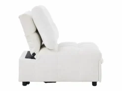 Merax Sillón Cama|Sofá cama convertible - 68 x 95 x 76 cm - con respaldo y asiento regulables - tela -
