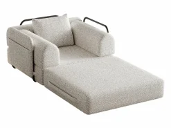 Sofá cama convertible - Individual - Tela de chenilla color^Hauss Spole Hot