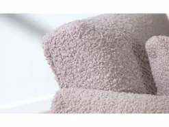 Diván Cama|Sofá cama convertible en osito - Patas de metal dorado - Función chaise longue
