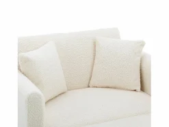 Diván Cama|Sofá cama convertible en osito - Patas de metal dorado - Función chaise longue