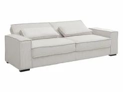 Vente-unique Todos Los Sofás|Sofá De Terciopelo|Sofá cama de 3 plazas convertible en terciopelo FINORO
