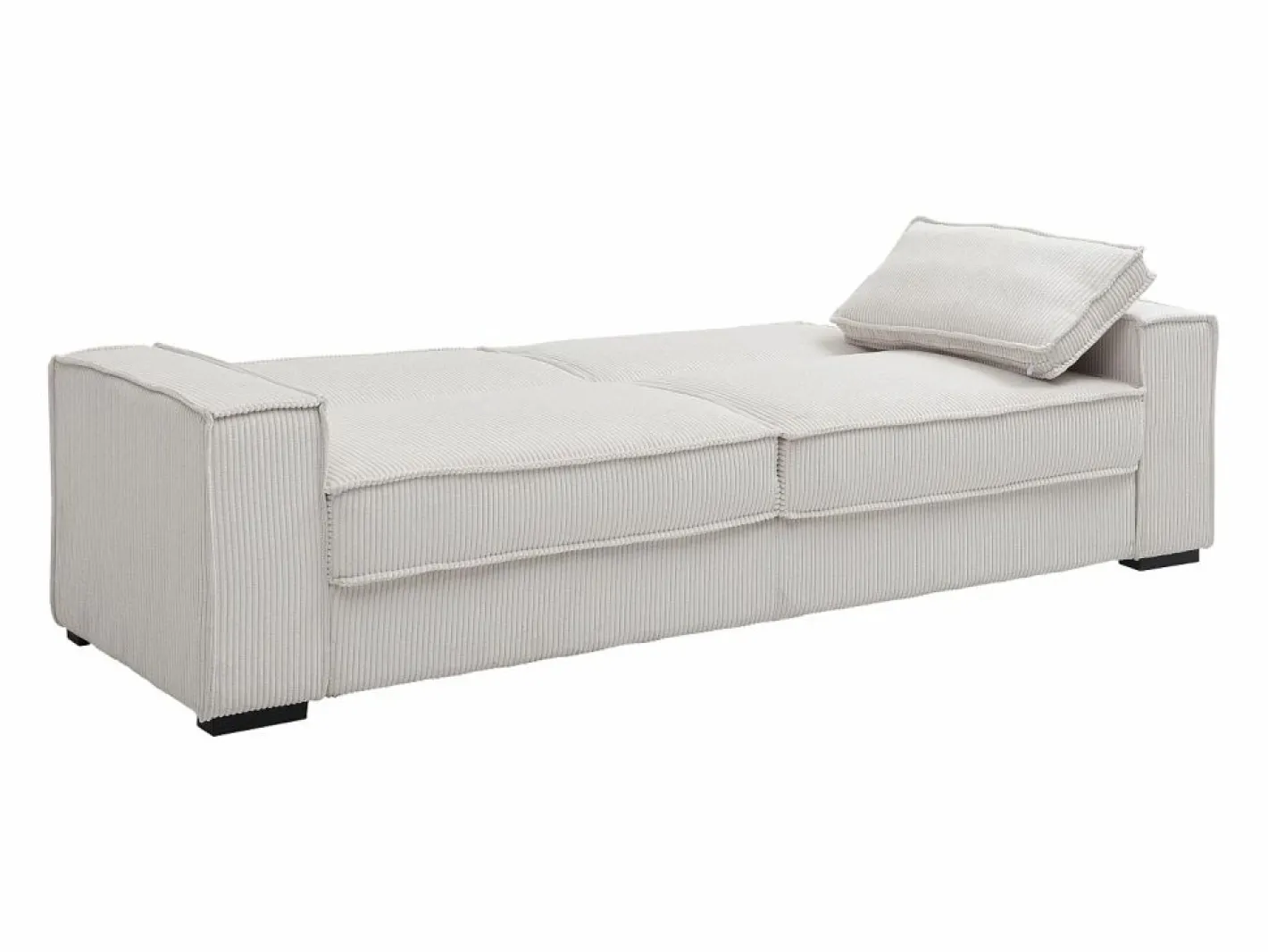 Vente-unique Todos Los Sofás|Sofá De Terciopelo|Sofá cama de 3 plazas convertible en terciopelo FINORO