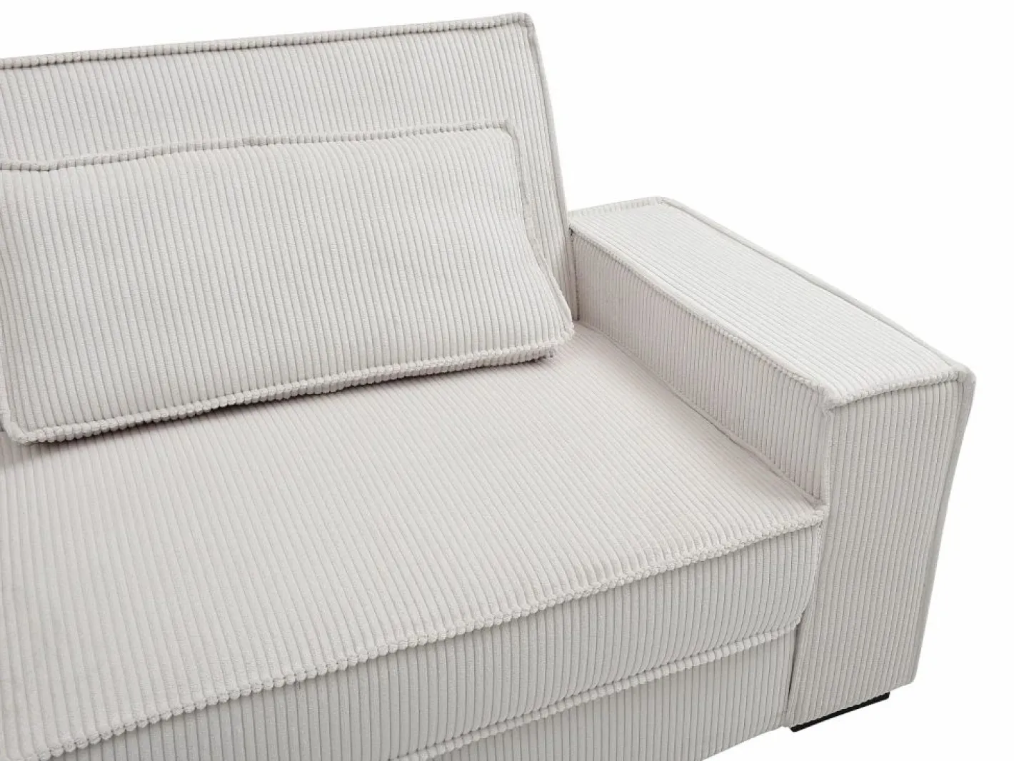 Vente-unique Todos Los Sofás|Sofá De Terciopelo|Sofá cama de 3 plazas convertible en terciopelo FINORO