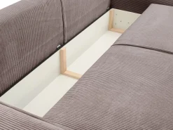 Sofá cama de 4 plazas de pana - AMELIA^Vente-unique Sale