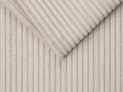 Vente-unique Sofá cama de 4 plazas de pana color LORETO Beige Hot