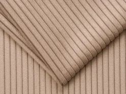 Sofá cama de 3 plazas de pana en color - 140 cm - 14 cm LORETO^Vente-unique Online