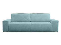 Sofá cama de 4 plazas de pana - AMELIA^Vente-unique Discount