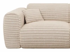 Sofá cama de 3 plazas de pana POGNIA^Vente-unique Best