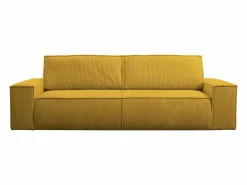 Sofá cama de 4 plazas de pana AMELIA^Vente-unique Sale