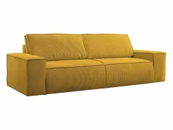 Sofá cama de 4 plazas de pana AMELIA^Vente-unique Sale
