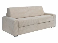 Sofá cama de 4 plazas de pana - 160 cm - 22 cm CALITO^Vente-unique Sale