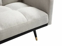 Sofá cama de 3 plazas de tela con vintage - ROREMA^Vente-unique Clearance