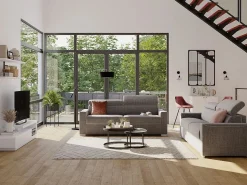Vente-unique Sofás Y Sillones|Sofá cama de 3 plazas de tela de apertura rápida colchón - VIZIR