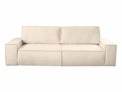 Vente-unique Sofás Y Sillones|Sofá cama de 3 plazas de tela bouclette - AMELIA de Pascal Morabito