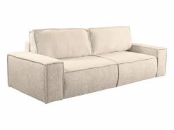 Vente-unique Sofás Y Sillones|Sofá cama de 3 plazas de tela bouclette - AMELIA de Pascal Morabito