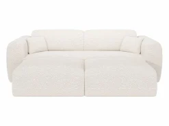 Sofá cama de 4 plazas en tela bouclé POGNI de^Maison Céphy