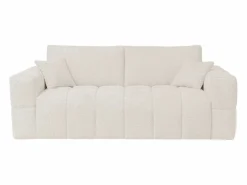 Sofá cama de 4 plazas en tela bouclé colchón de 16 cm ISSORO^Vente-unique Outlet