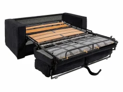 Sofá cama de 4 plazas exprés de pana lamas anchas - 18 cm - LORETO^Vente-unique Sale
