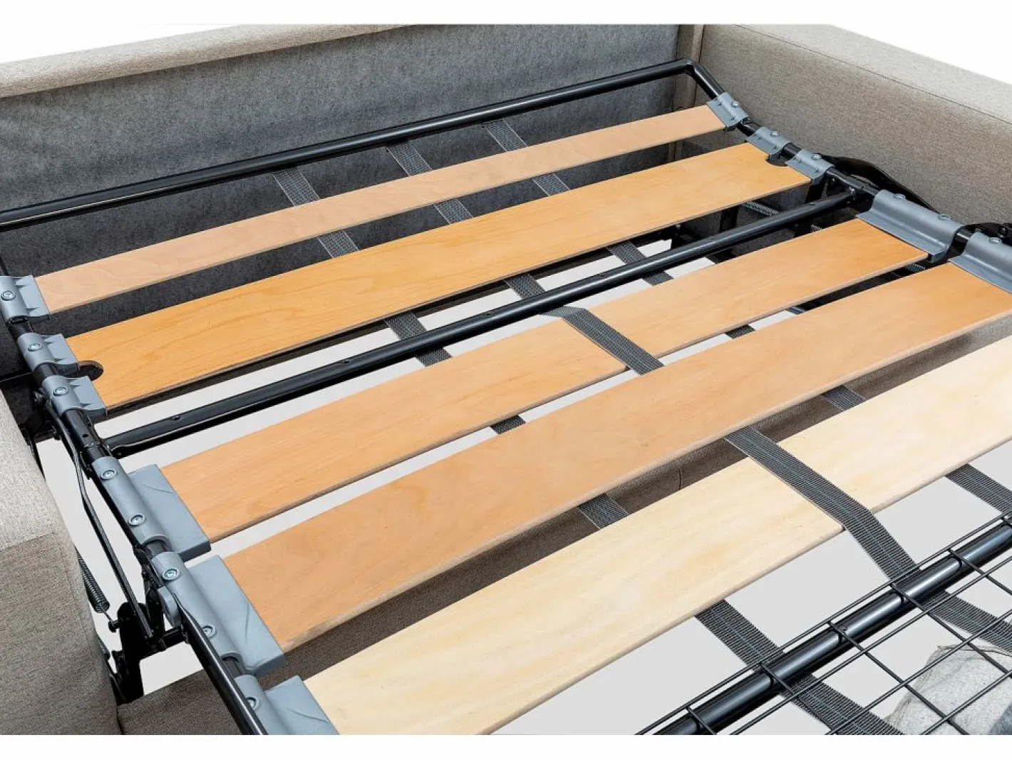 Vente-unique Sofá - 3 Plazas|Sofás De Piel Sintética|Sofá cama de 3 plazas tipo italiano de piel sintética - Colchón de espuma 18 cm - CALIFE