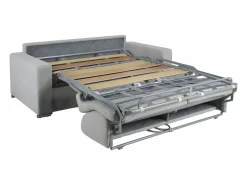 Vente-unique Sofá cama de apertura rápida 2p 14 cm tela CALITO Gris Hot