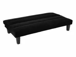 Modus Sofa Sofá cama de microfibra efecto terciopelo 2 plazas diseño Ametista Rainbow - Negro Outlet