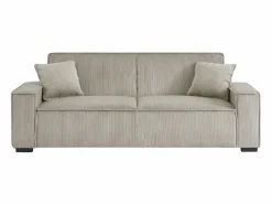 Sweeek Sofá cama de pana de 3 plazas Beige Sale