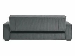 Sweeek Sofá cama de pana de 3 plazas oscuro Gris Hot