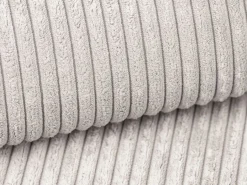 Vente-unique Sofá cama esquinero derecho ZOMELA en pana Beige Discount