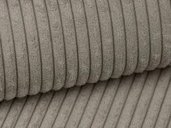 Vente-unique Sofá cama esquinero derecho ZOMELA en pana Beige Discount