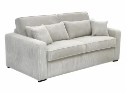 Sofá cama Express convertible en pana , cama de láminas de 160 cm, 16 cm de grosor, MONDOVI^Vente-unique Best
