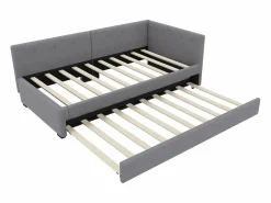 Sofá cama extraíble - 90 x 200 cm + 90 x 190 cm - con cabecero - terciopelo -^Merax Outlet