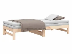 Sofá cama extraíble madera maciza de pino 2x(90x190) cm^Clicnbuy Online