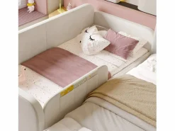 ModernLuxe Cama Diván|Sofá cama infantil 90x200 cm de terciopelo - con 2 cajones - 3 pequeños bolsillos de almacenamiento - (sin colchón)