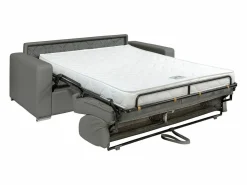 Sofá cama italiano 3p 14 cm piel sintética CALITO^Vente-unique