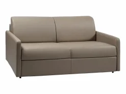 Vente-unique Sofá - 3 Plazas|Sofás De Piel Sintética|Sofá cama italiano 3p 22 cm piel sintética CALIFE