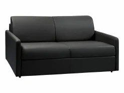 Sofá cama italiano 3p 18 cm piel sintética CALIFE^Vente-unique Hot