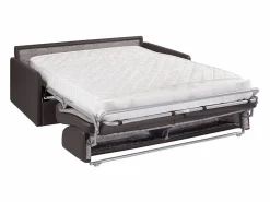 Sofá cama italiano 4p 18 cm piel sintética CALIFE^Vente-unique Clearance