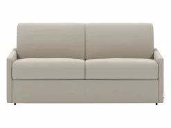 Sofá cama italiano 2p 22 cm tela - Color Gris CALIFE^Vente-unique Discount