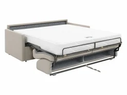 Sofá cama italiano 2p 18 cm tela - Color Gris CALIFE^Vente-unique New