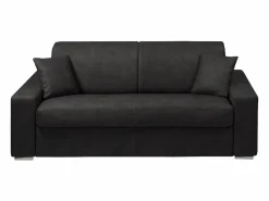 Vente-unique Sofá cama italiano 3p tela - Color Antracita 14cm EMIR Gris antracita Best