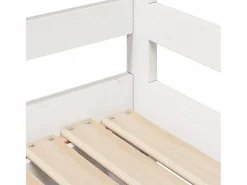 Sofá cama nido con cajones madera maciza pino blanca 90x190 cm^Clicnbuy Online