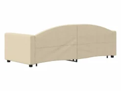 Clicnbuy Sofá cama nido con cajones tela color 80x200 cm Crema Online