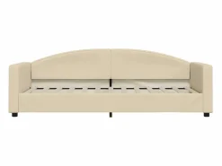 Clicnbuy Sofá cama nido con cajones tela color 80x200 cm Crema Online