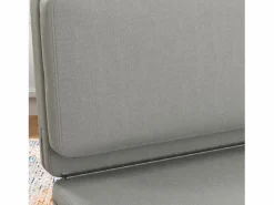 Sofá cama plegable 3 en 1 con tejido de terciopelo, hasta 240 kg, (120x275x10 cm) Gris claro Clearance