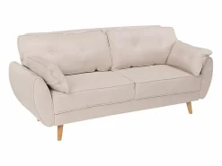 Modus Sofa Sofá cama reclinable de diseño nórdico clic clac 3 plazas en tejido Fortaleza - Beige Discount
