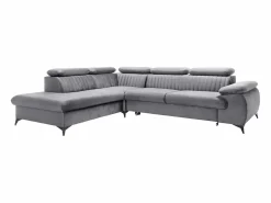 Vente-unique Sofás Y Sillones|Sofá cama rinconera de terciopelo SAMARA de Pascal Morabito